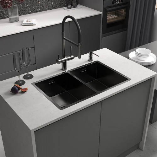 Смеситель для кухни Reflexion Lago RX9901BL цвет Оружейная сталь