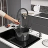 Смеситель для кухни Reflexion Lago RX9901BL цвет Оружейная сталь
