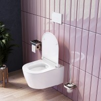 Унитаз Damixa Jupiter DX77C1700SC подвесной с сиденьем Микролифт фарфор подвесной