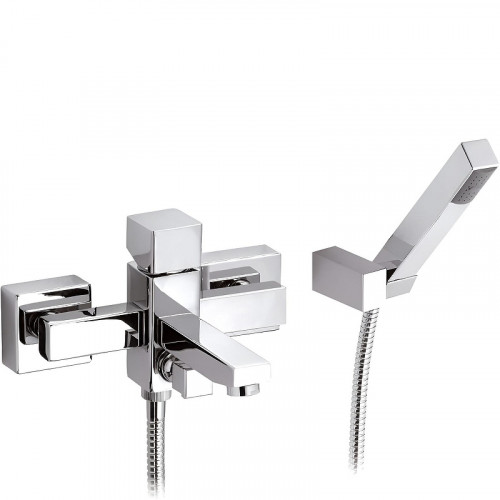 Смеситель для ванны Remer SQ3 S023 Хром латунь на стену
