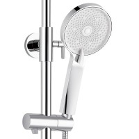 Душевая система WeltWasser WW DP 1020 WT 10000003185 Хром Белая латунь на стену