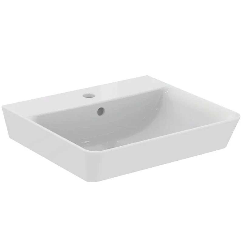 Раковина Ideal Standard Connect Air Cube 50 E074601 Евробелая фарфор подвесная, полувстраиваемая