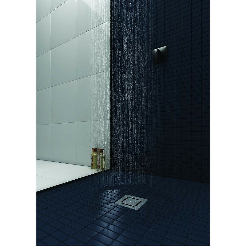 Душевой трап Berges Platz Norma 150x150 090159 с решеткой Хром матовый