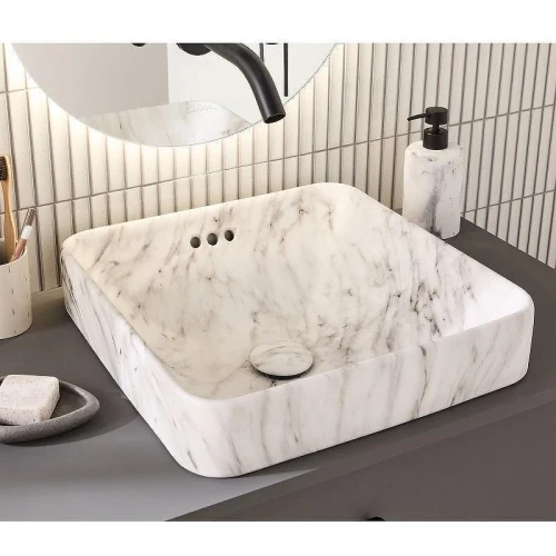 Раковина накладная Jacob Delafon Vox 40 E2661-HYH цвет Enchanted marble