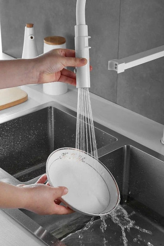 Смеситель для кухни Rose R133C цвет Белый