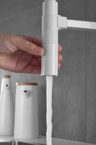 Смеситель для кухни Rose R133C цвет Белый