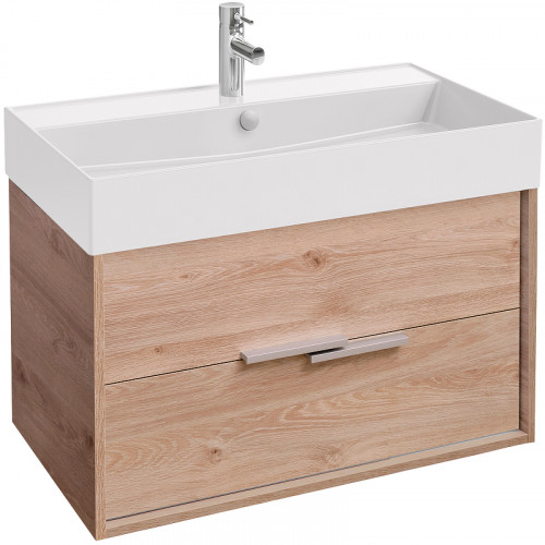Тумба под раковину Jacob Delafon Vivienne 80 EB1667-E75-E75 подвесная Дуб давос натуральный МДФ / ЛДСП
