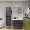 Шкаф пенал Art&Max Family M 40 Family-M-1500-2A-SO-IS подвесной цвет Железный камень