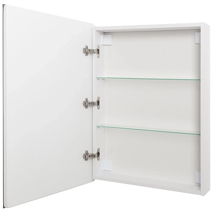 Зеркальный шкаф BelBagno 60 SPC-GRT-600/800-1A-LED-TCH с подсветкой Белый МДФ / ЛДСП, стекло