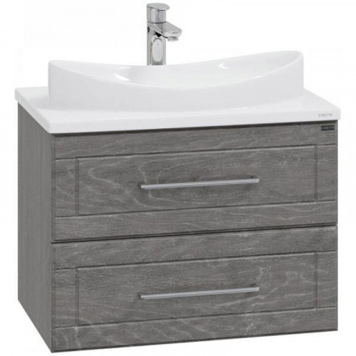 Тумба под раковину СанТа Венера 70 221028 подвесная Дуб шале графит