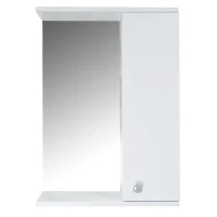 Зеркало со шкафом Loranto Моника 50 R CS00047787 цвет Белый