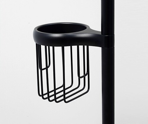 Напольная стойка WasserKRAFT Abens K-1264B Черная глянцевая