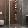Душевой уголок Cezares Molveno 120x80 MOLVENO-AHF-31-120/80-C-CR-IV профиль Хром стекло прозрачное
