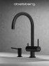 Смеситель для кухни Abelsberg Aera AWF70029MB цвет Вулканический черный