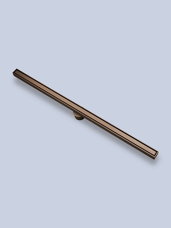 Душевой лоток AltroBagno Supremo 80 071236 BC с решеткой цвет Медь матовая / под плитку