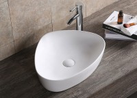 Раковина-чаша Ceruttispa 51 CR0089 СТ9570 Белая фарфор накладная