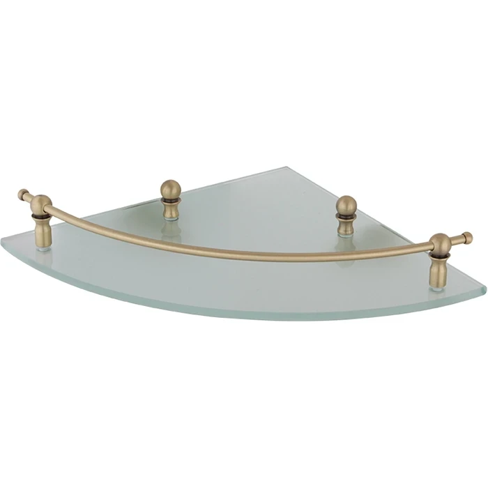 Стеклянная полка Veragio Gialetta VR.GIL-6417.BR угловая Бронза