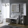 Зеркало со шкафом Alavann Monaco 80 L ALV0268003 с подсветкой цвет Белый
