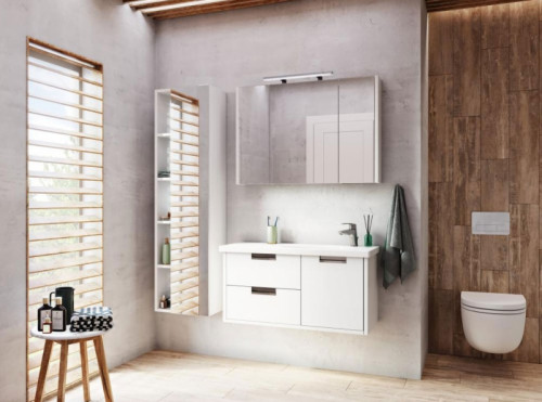 Тумба под раковину Roca Etna 100 857302806 подвесная Белый глянец