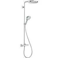 Душевая система Hansgrohe Raindance Select S 27633000 с термостатом Хром латунь на стену