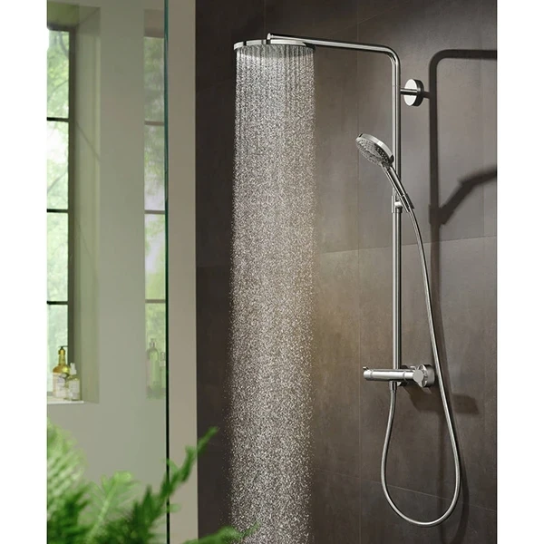 Душевая система Hansgrohe Raindance Select S 27633000 с термостатом Хром латунь на стену