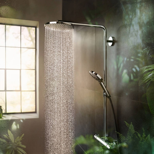 Душевая система Hansgrohe Raindance Select S 27633000 с термостатом Хром латунь на стену