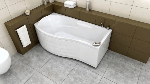 Акриловая ванна BellSan Милен 170x90 R 4627171531605 без гидромассажа