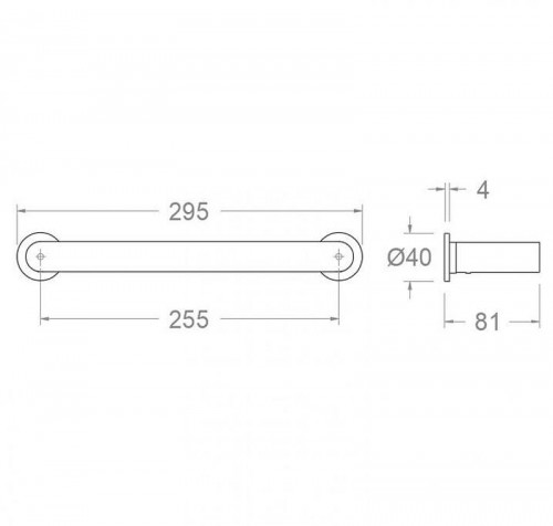 Полотенцедержатель Ramonsoler Accesorios TOAL01NM Черный матовый