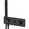 Смеситель для душа Allen Brau Liberty 5.33009-31 Черный матовый латунь встраиваемый