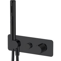 Смеситель для душа Allen Brau Liberty 5.33009-31 Черный матовый латунь встраиваемый