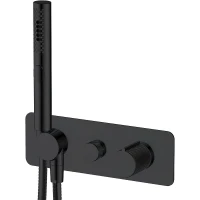 Смеситель для душа Allen Brau Liberty 5.33009-31 Черный матовый латунь встраиваемый