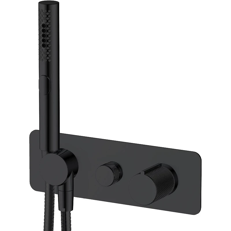 Смеситель для душа Allen Brau Liberty 5.33009-31 Черный матовый латунь встраиваемый