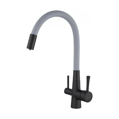Смеситель для кухни Savol S-L1806H-04 цвет Черный Серый