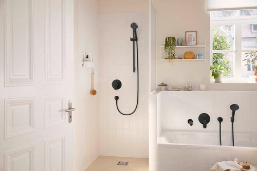 Смеситель для душа Hansgrohe Rebris S 72466670 Черный матовый латунь встраиваемый