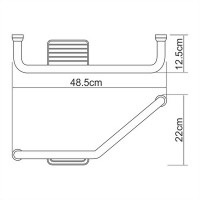 Поручень WasserKRAFT K-1077L Хром