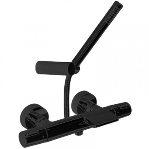 Смеситель для ванны Ramonsoler Tzar 343901DNM с термостатом Черный матовый