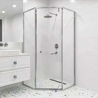 Душевой уголок RGW Hotel 90x90 350608899-11 профиль цвет Хром стекло прозрачное