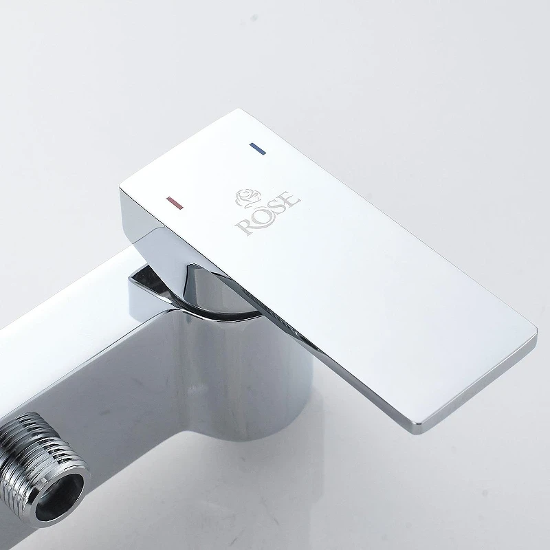 Гигиенический душ со смесителем Rose R1805-1 цвет Хром