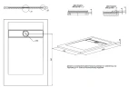 Душевой поддон из искусственного камня Allen Brau Infinity 120x80 8.21002-AM Антрацит