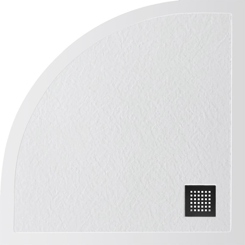 Душевой поддон из искусственного камня BelBagno Uno 80x80 TRAY-MR-UNO-R-80-550-35-W-NO Белый
