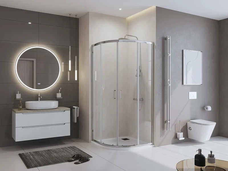 Душевой поддон из искусственного камня BelBagno Uno 80x80 TRAY-MR-UNO-R-80-550-35-W-NO Белый