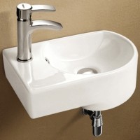 Раковина WeltWasser Aisbach 5014 L 41 10000003876 Белый глянец фаянс подвесная