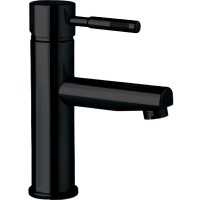 Смеситель для раковины Webert Rimini RI830102560 с донным клапаном Черный матовый латунь