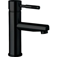 Смеситель для раковины Webert Rimini RI830102560 с донным клапаном Черный матовый латунь