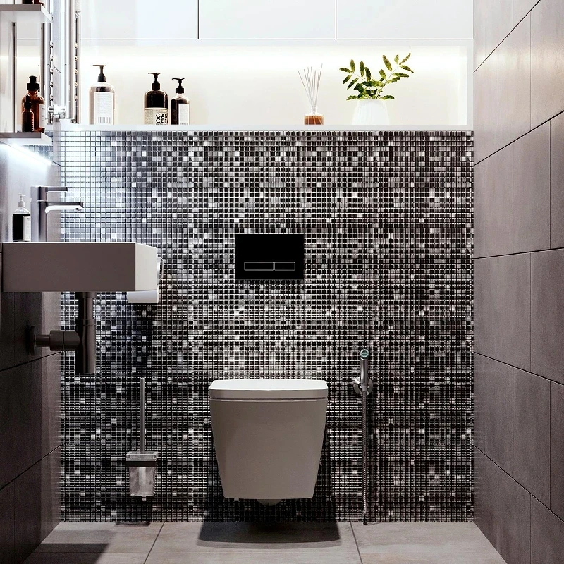Инсталляция Lavinia Boho RelFix 77020016 для унитаза с клавишей смыва цвет Черный матовый