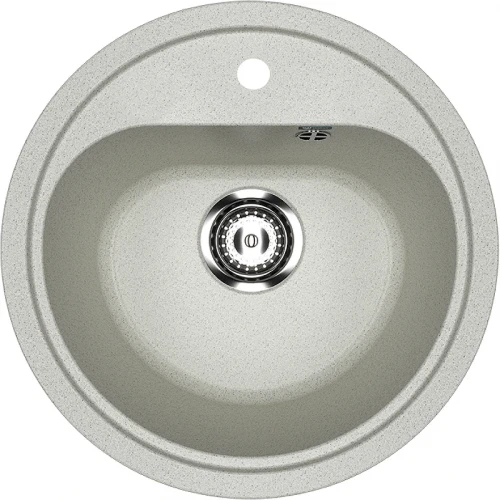 Кухонная мойка Ulgran Classic U-700-310 Серая искусственный камень (литьевой мрамор) встраиваемый