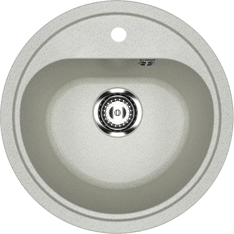 Кухонная мойка Ulgran Classic U-700-310 Серая искусственный камень (литьевой мрамор) встраиваемый