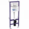Комплект унитаза с инсталляцией WeltWasser BAMBERG 460 + MERZBACH 043 XL MT-BL + BAMBERG BL 10000014127 цвет Черный матовый с сиденьем Микролифт и клавишей смыва цвет Черный