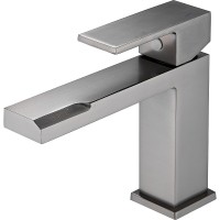 Смеситель для раковины Belz B613-3 B10613-3 Вороненая сталь латунь