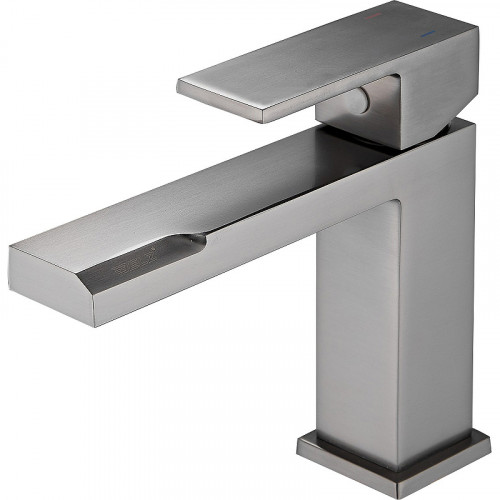 Смеситель для раковины Belz B613-3 B10613-3 Вороненая сталь латунь